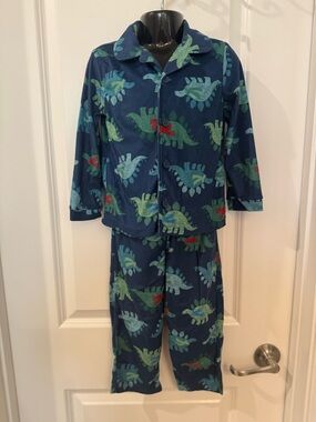 Carters Just One You Navy Blue Dinosaur Pajama Set